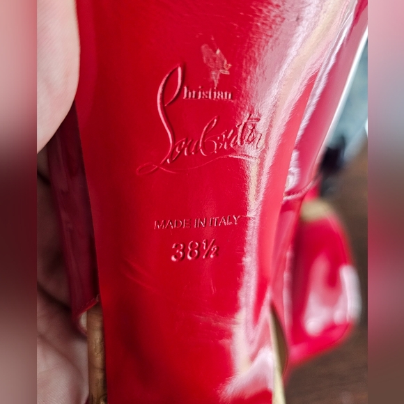 Louboutin Prive sling back heels - Picture 5 of 11